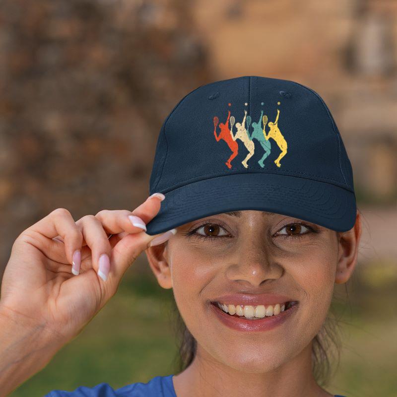 Mckenzieshoponline Tennis Vintage Retro 70s 80s Tennis Player Cap - Image 4