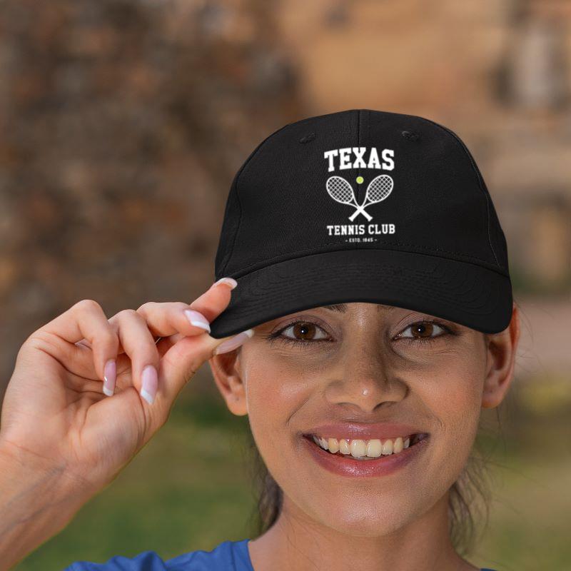 Mckenzieshoponline Texas Tennis, Retro Style Graphic Cap - Image 2