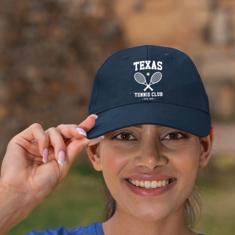 Mckenzieshoponline Texas Tennis, Retro Style Graphic Cap - Image 4