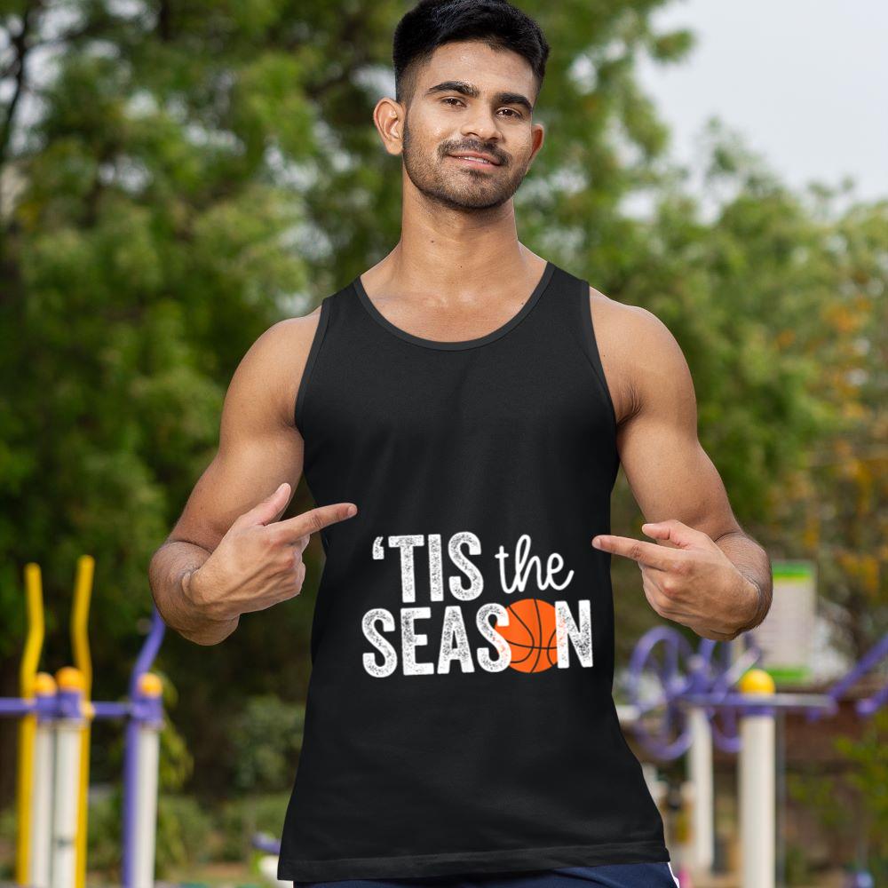 Mckenzieshoponline Tis the Season  Basketball Player Tank Top - Image 2