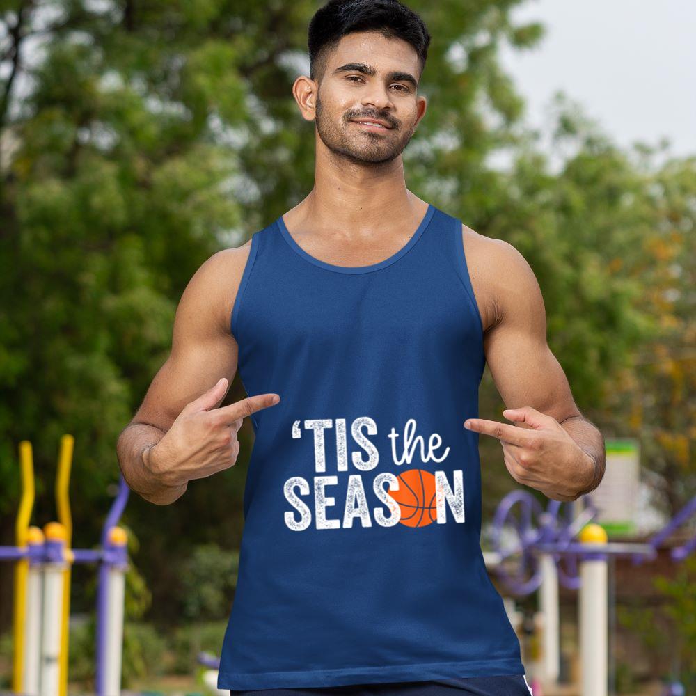 Mckenzieshoponline Tis the Season  Basketball Player Tank Top - Image 3