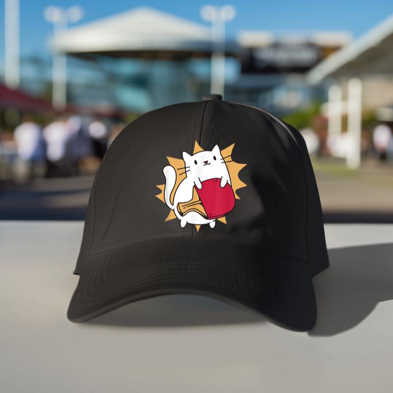 Mckenzieshoponline VXLS Ping Pong Table Tennis Table Racket Cat Cap