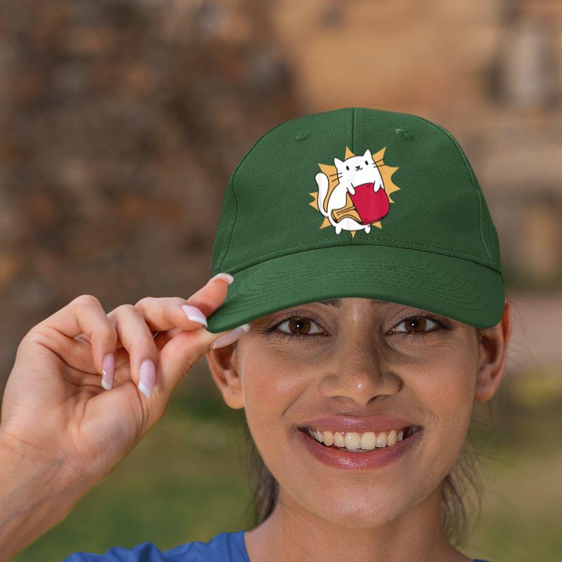 Mckenzieshoponline VXLS Ping Pong Table Tennis Table Racket Cat Cap - Image 3