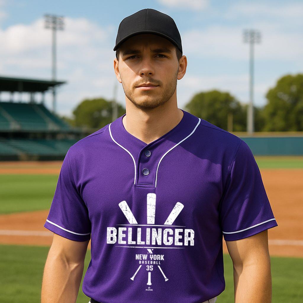 Mckenzieshoponline Vintage Baseball Bat Gameday Cody Bellinger New York Baseball Jersey - Image 3