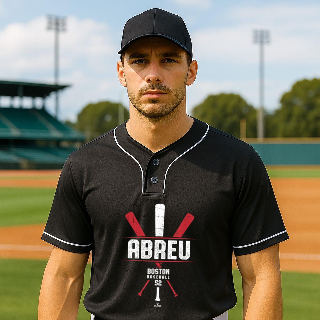 Mckenzieshoponline Vintage Baseball Bat Gameday Wilyer Abreu Boston Baseball Baseball Jersey - Image 2