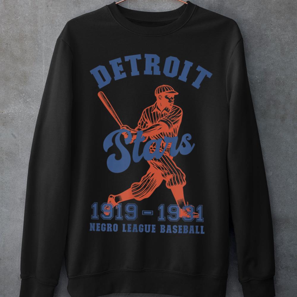 Mckenzieshoponline - Vintage Detroit Negro League Baseball Black History Month Sweatshirt