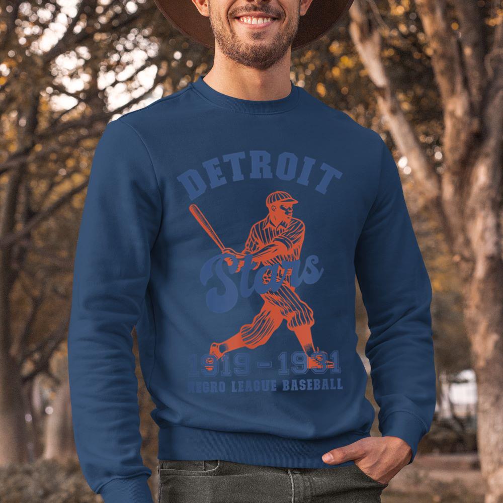 Mckenzieshoponline - Vintage Detroit Negro League Baseball Black History Month Sweatshirt - Image 3