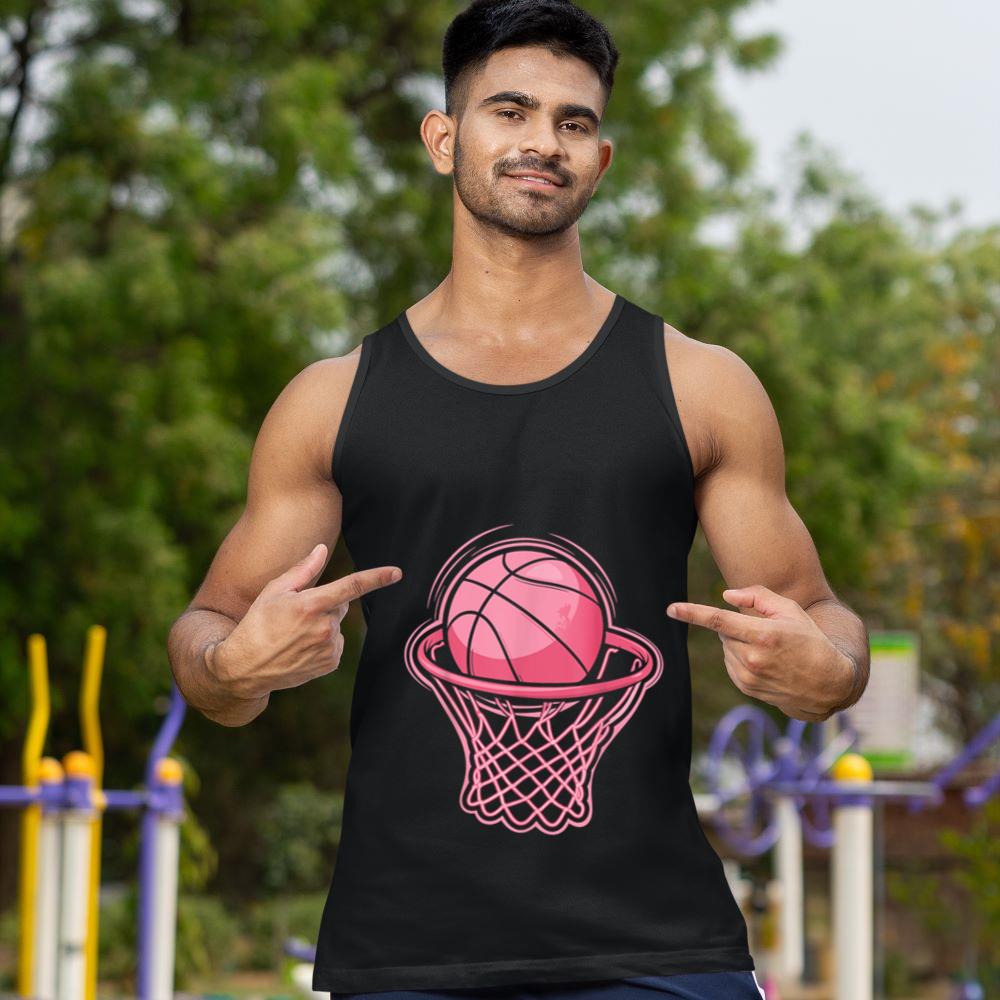 Mckenzieshoponline Vintage Pink Basketball Toddler For Women Girl Tank Top - Image 2