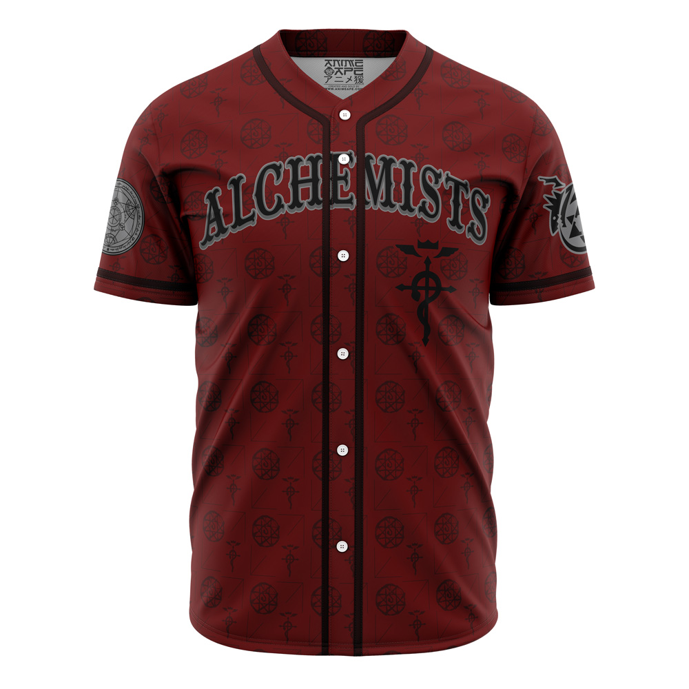 Mckenzieshoponline Alchemists Elric Fullmetal Alchemist Personalized Baseball Jersey For Fans