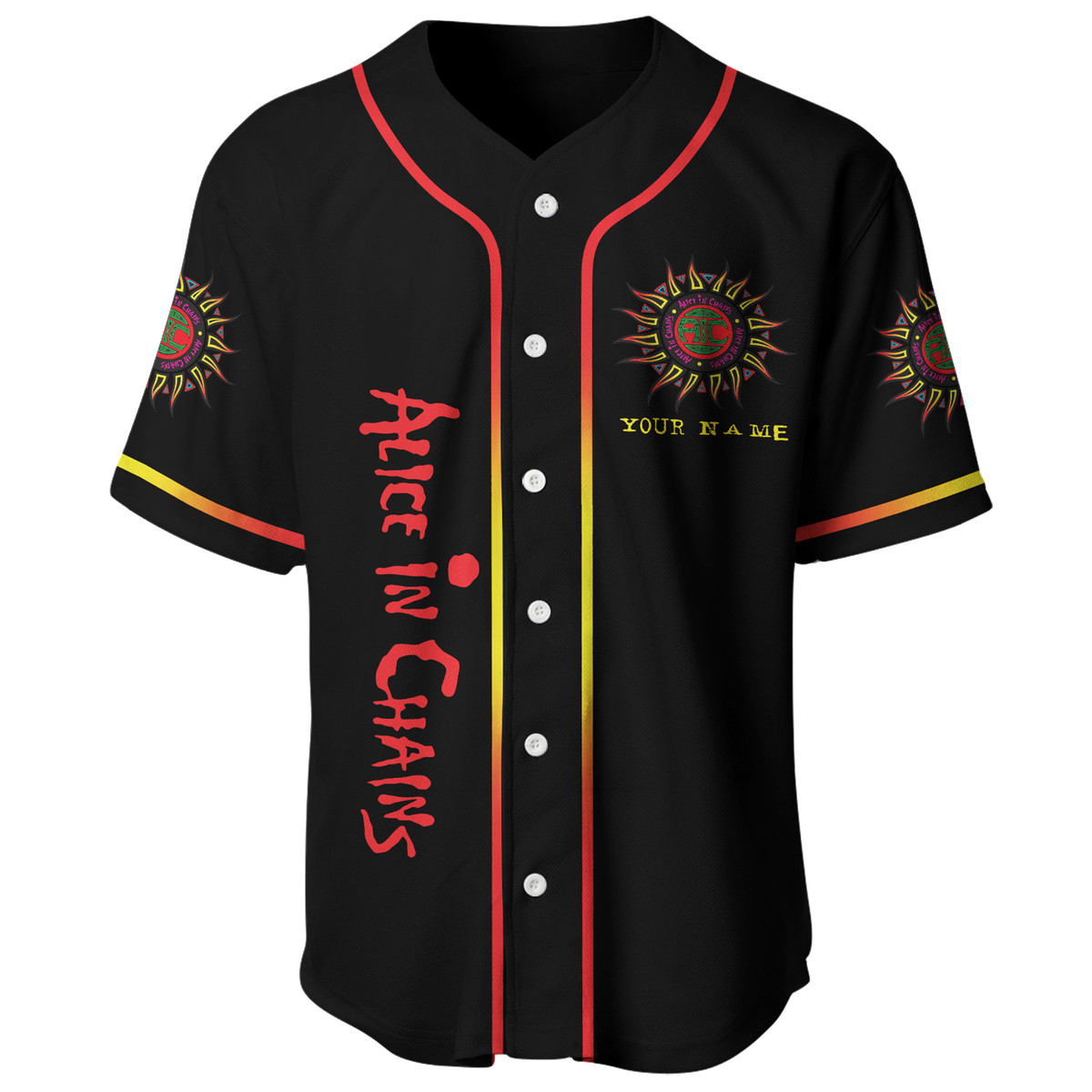 Jerseytrend Alice in Chains Band Personalized Baseball Jersey For Fans - Image 4