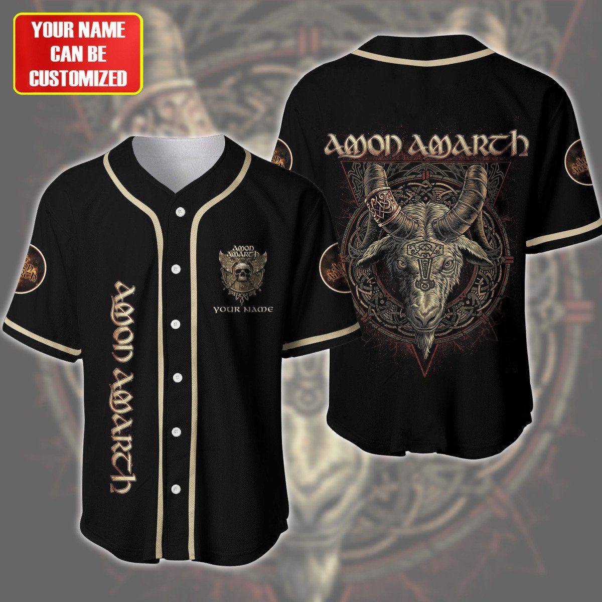 Jerseytrend Amon Amarth Band Personalized Baseball Jersey For Fans