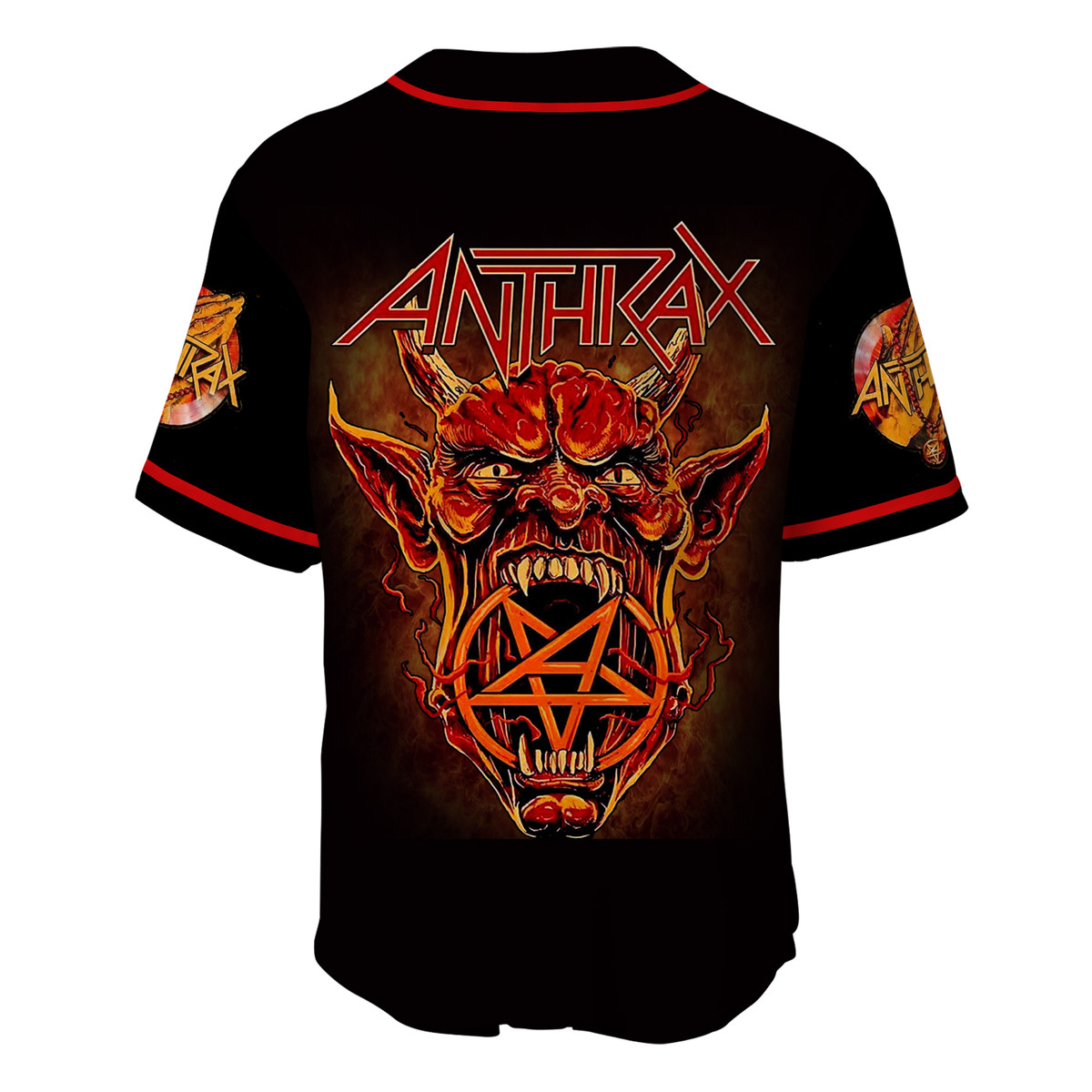 Jerseytrend Anthrax Band Personalized Baseball Jersey For Fans - Image 5