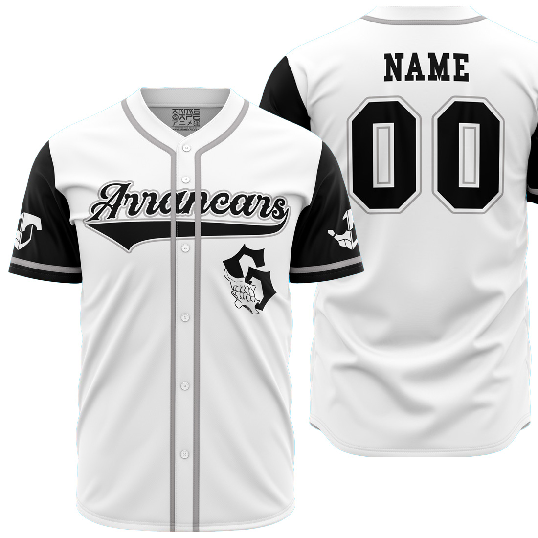 Mckenzieshoponline Arrancars Grimmjow Bleach Personalized Baseball Jersey For Fans