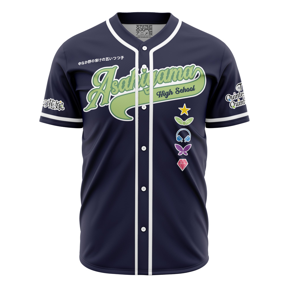 Mckenzieshoponline Asahiyama High School The Quintessential Quintuplets Personalized Baseball Jersey For Fans