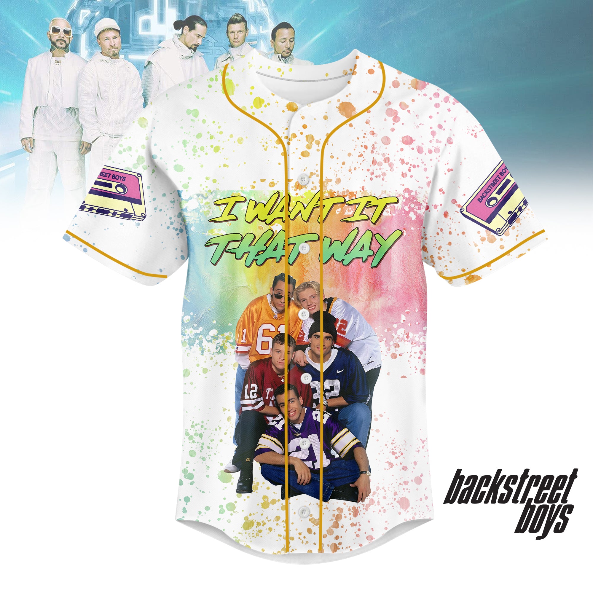 Mckenzieshoponline Back Street Boys Personalized Baseball Jersey For Fans - Image 2