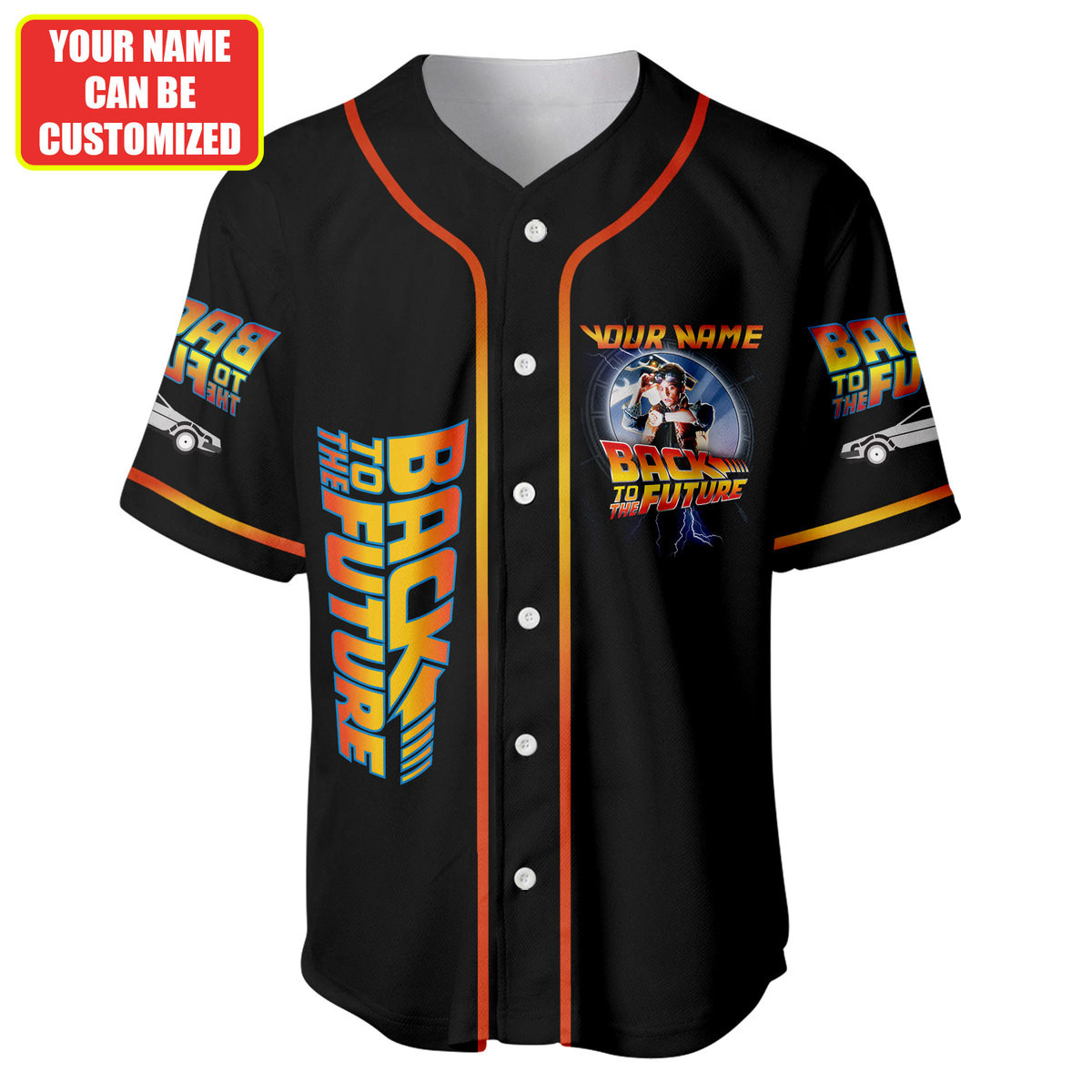 Jerseytrend Back to the Future Personalized Baseball Jersey For Fans - Image 5