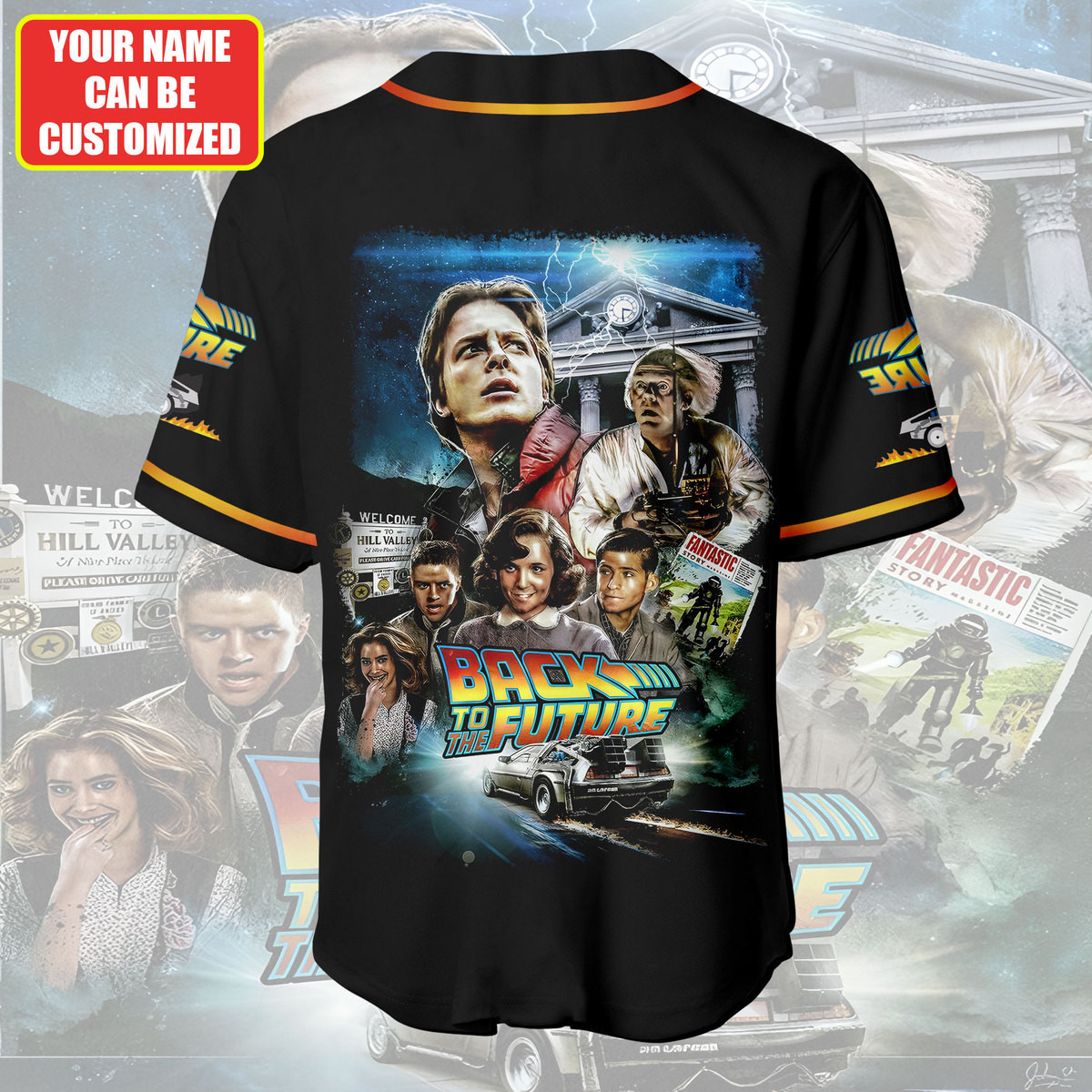 Jerseytrend Back to the Future Personalized Baseball Jersey For Fans - Image 3