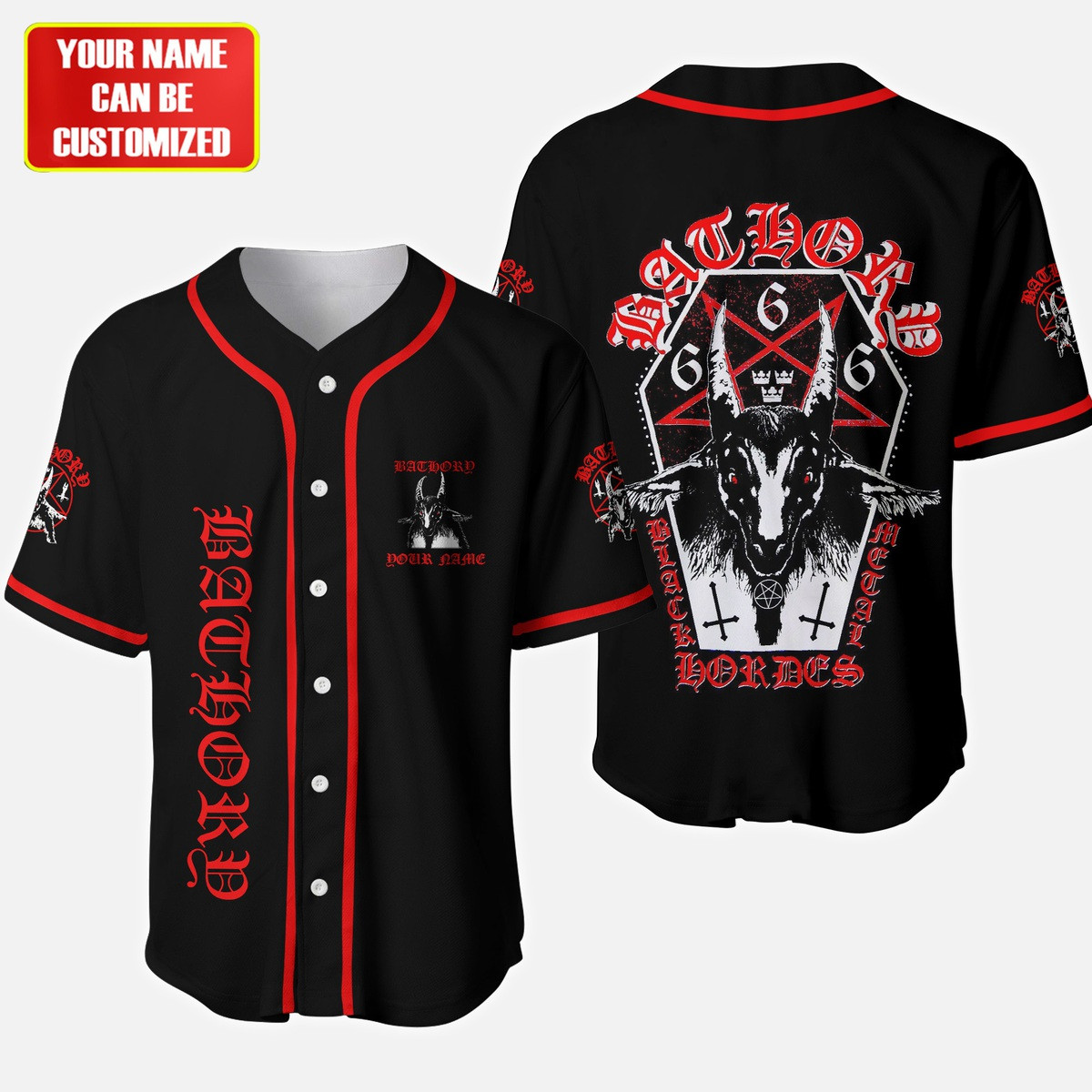 Jerseytrend Bathory Band Personalized Baseball Jersey For Fans - Image 2