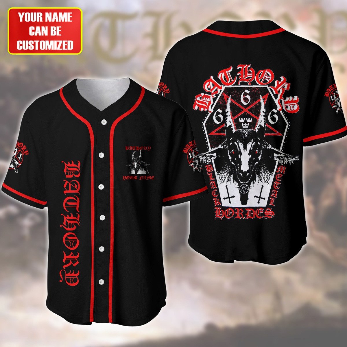 Jerseytrend Bathory Band Personalized Baseball Jersey For Fans