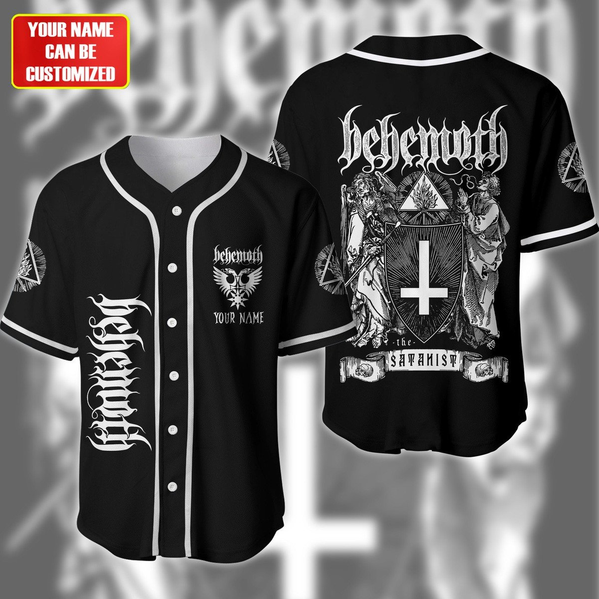 Jerseytrend Behemoth Band The Satanist Personalized Baseball Jersey For Fans