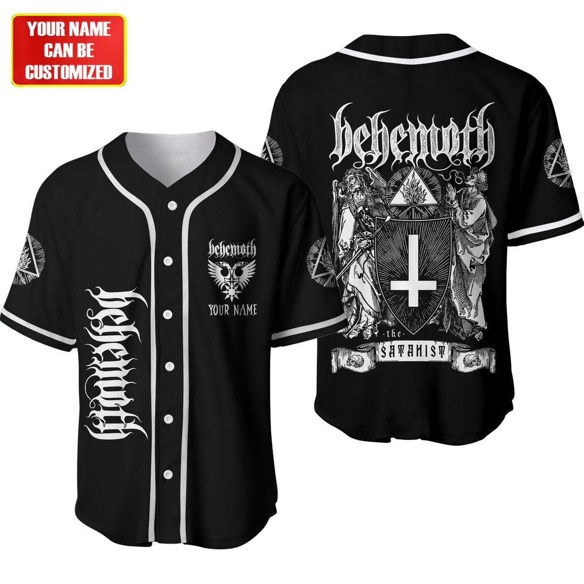 Jerseytrend Behemoth Band The Satanist Personalized Baseball Jersey For Fans - Image 2