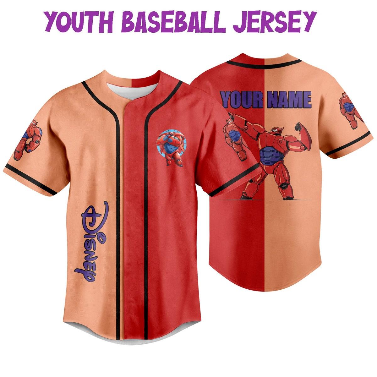 Mckenzieshoponline Big Hero 6 Baymax Strong Robot Personalized Baseball Jersey For Fans - Image 6