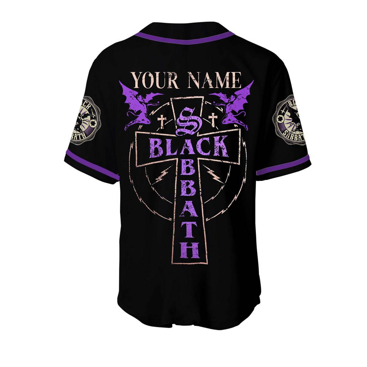 Jerseytrend Black Sabbath Band Personalized Baseball Jersey For Fans - Image 4