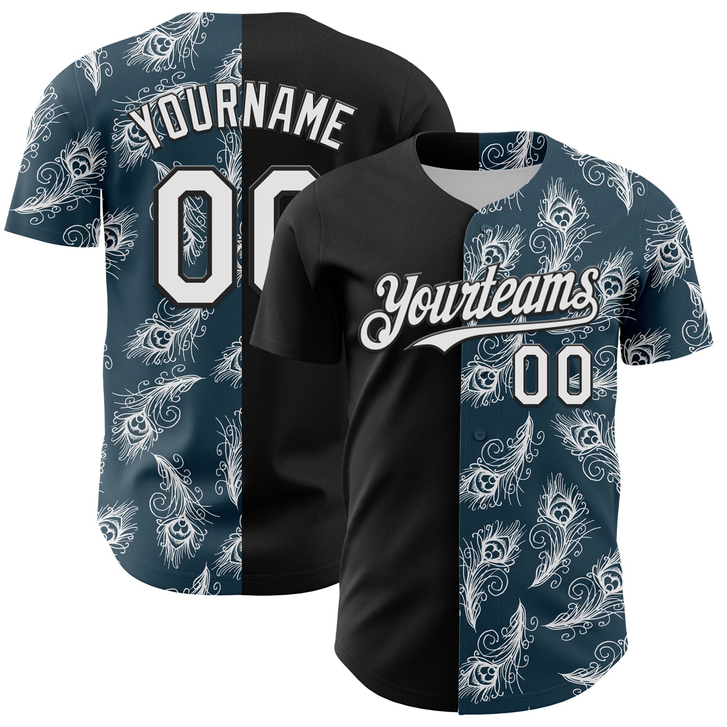 Mckenzieshoponline Black White 3D Pattern Design Vintage Tattoos Personalized Baseball Jersey For Fans