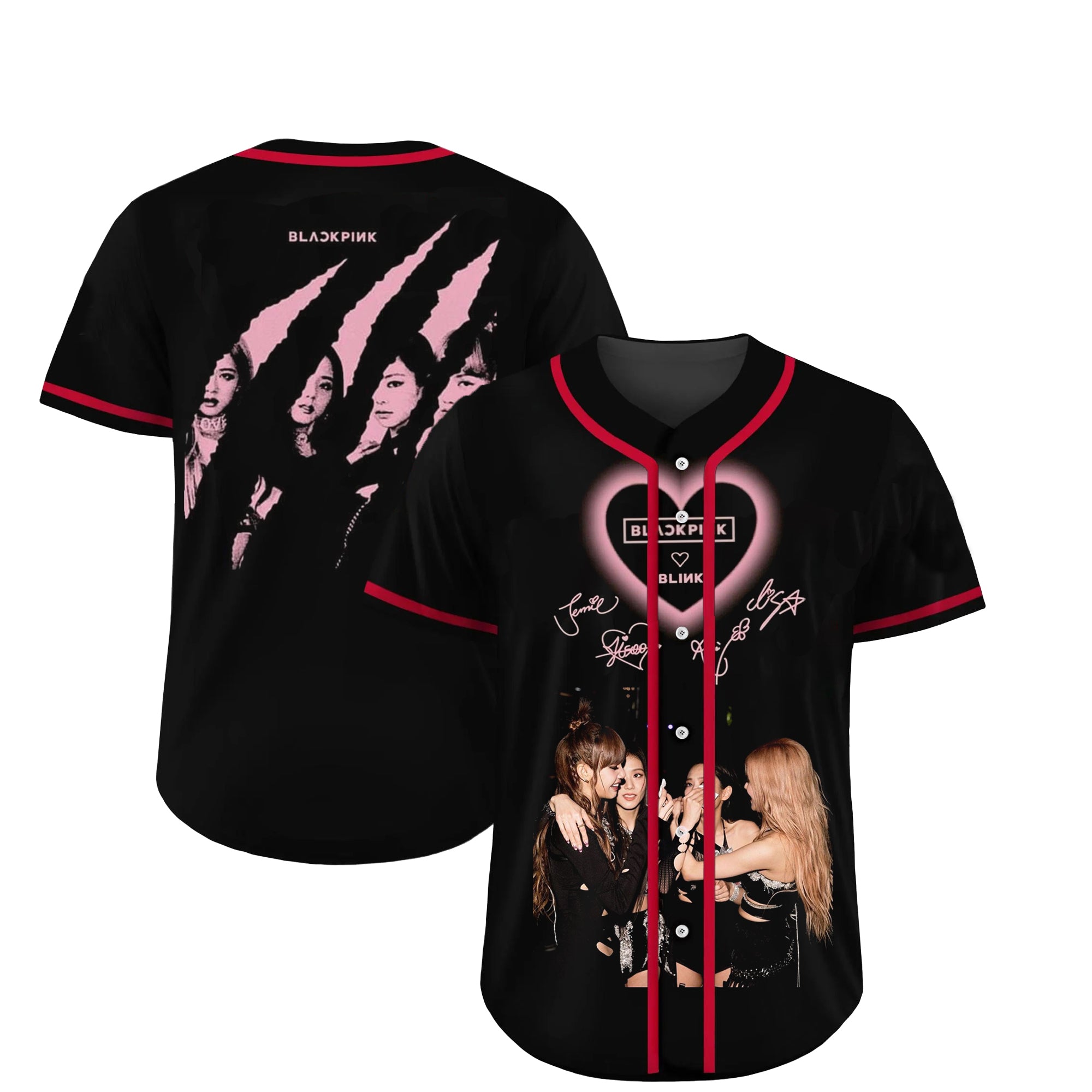 Mckenzieshoponline Blackpink Blink Scratch Personalized Baseball Jersey For Fans