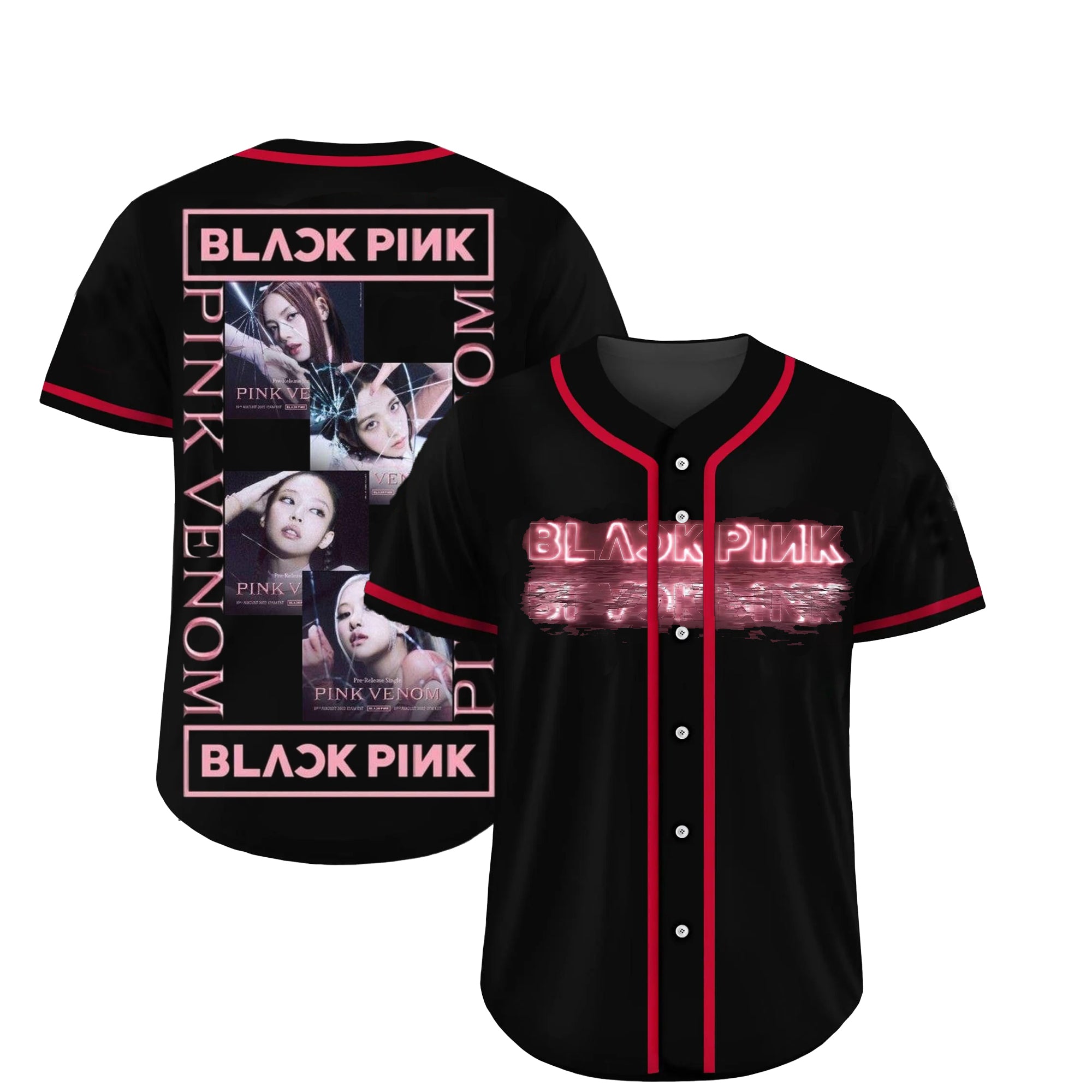 Mckenzieshoponline Blackpink Deadline Tour Personalized Baseball Jersey For Fans