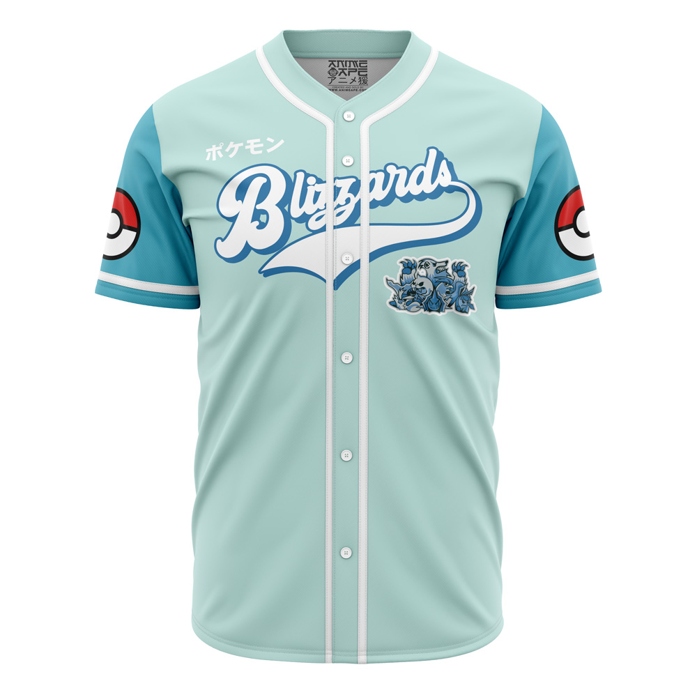 Mckenzieshoponline Blizzards Ice Type Pokemon Personalized Baseball Jersey For Fans