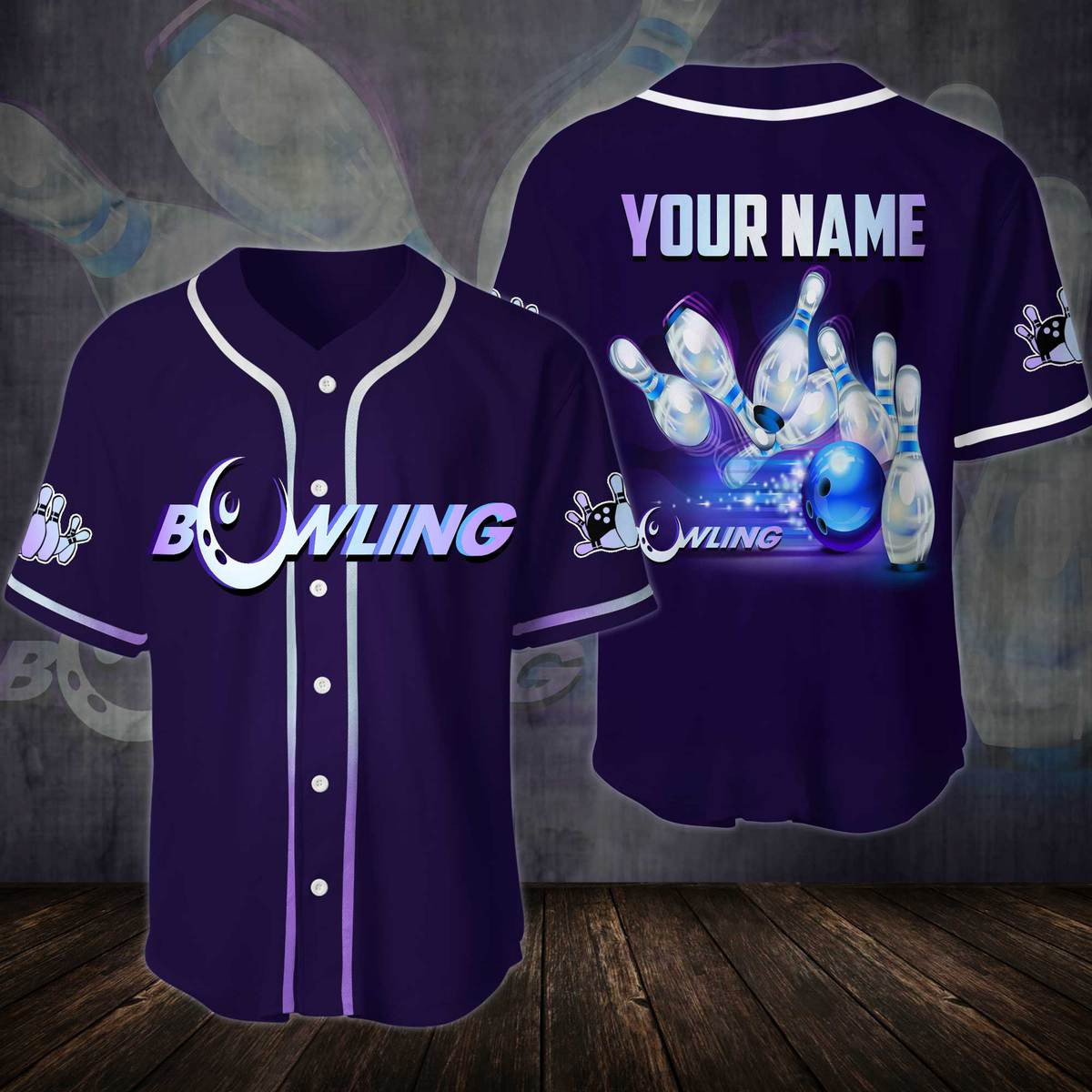 Jerseytrend Bowling Personalized Baseball Jersey For Fans