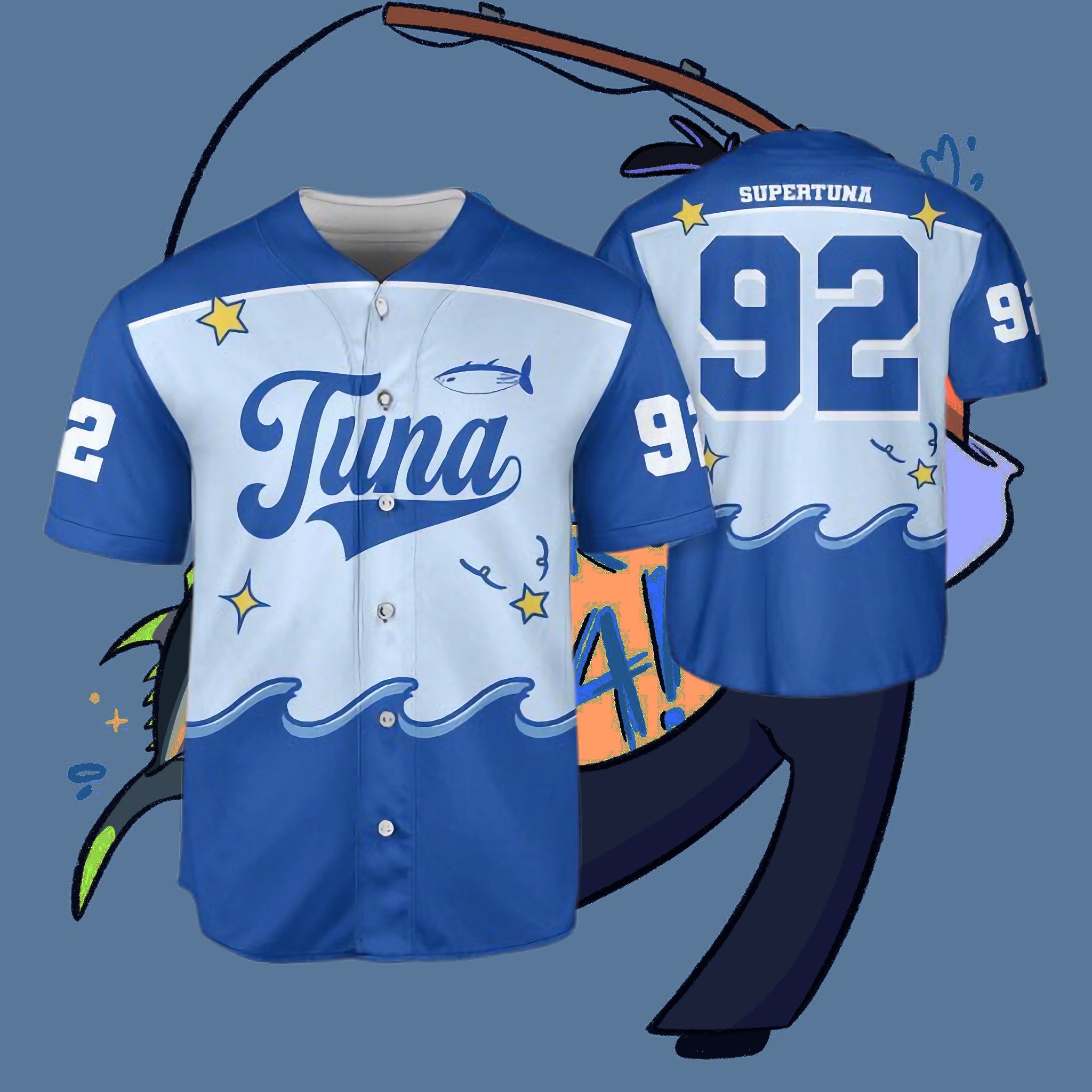 Mckenzieshoponline BTS Jin Super Tuna Seokjin Tour Personalized Baseball Jersey For Fans