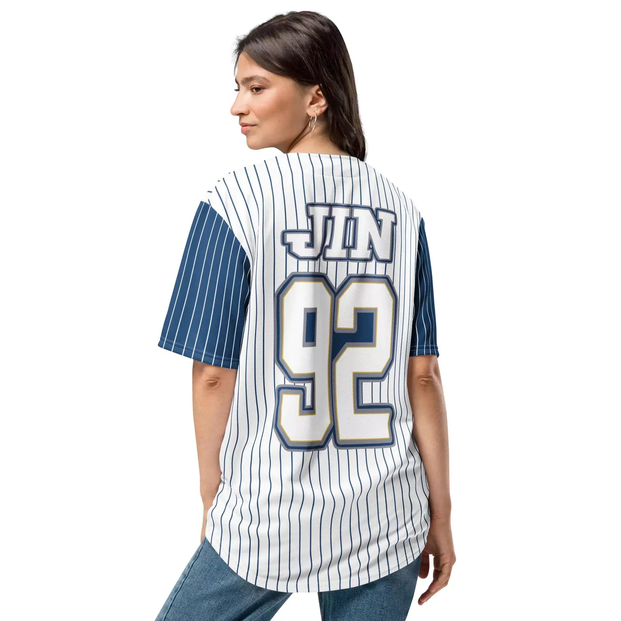 Mckenzieshoponline BTS Jin Supertuna Personalized Baseball Jersey For Fans - Image 4