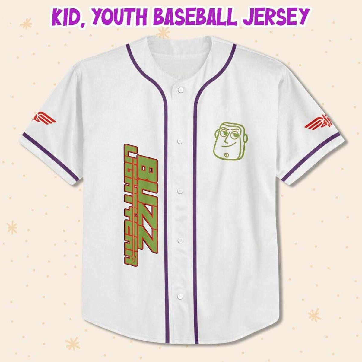 Mckenzieshoponline Buzz Lightyear Toy Story Personalized Baseball Jersey For Fans - Image 3