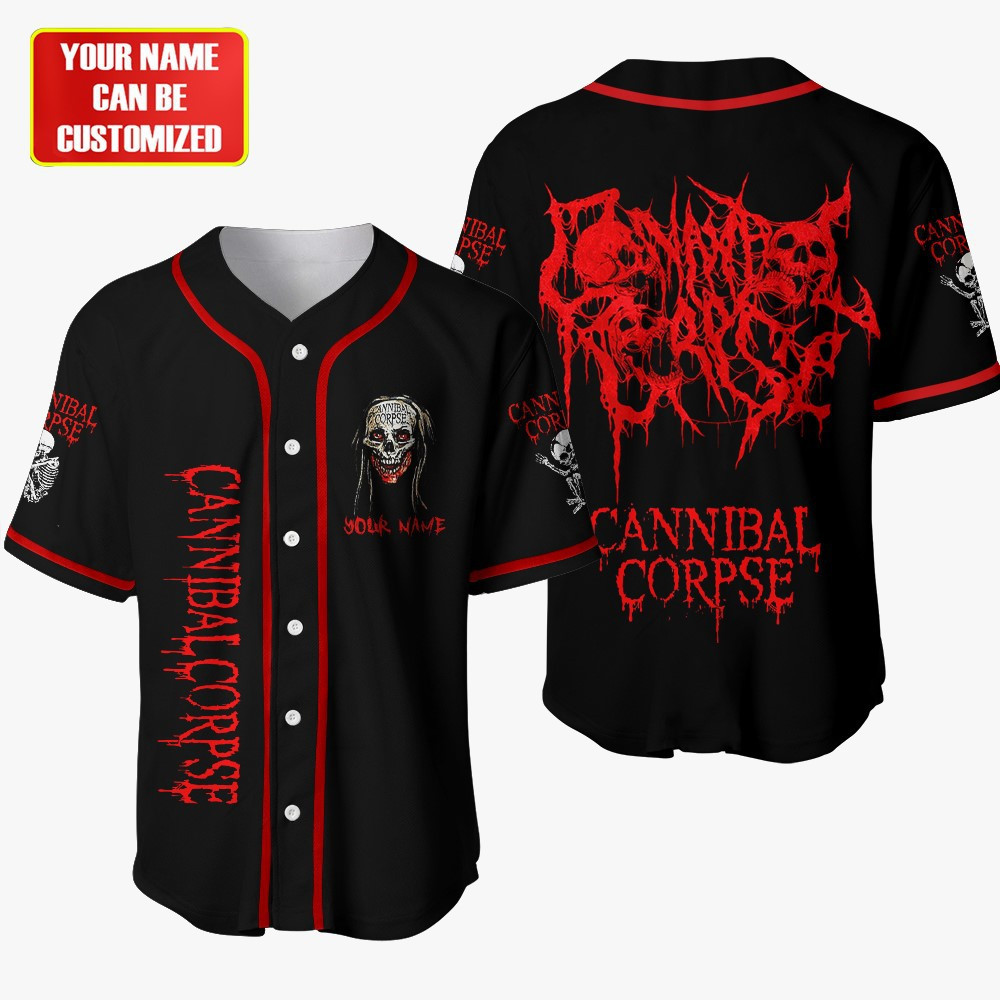 Jerseytrend Cannibal Corpse Band Personalized Baseball Jersey For Fans - Image 2