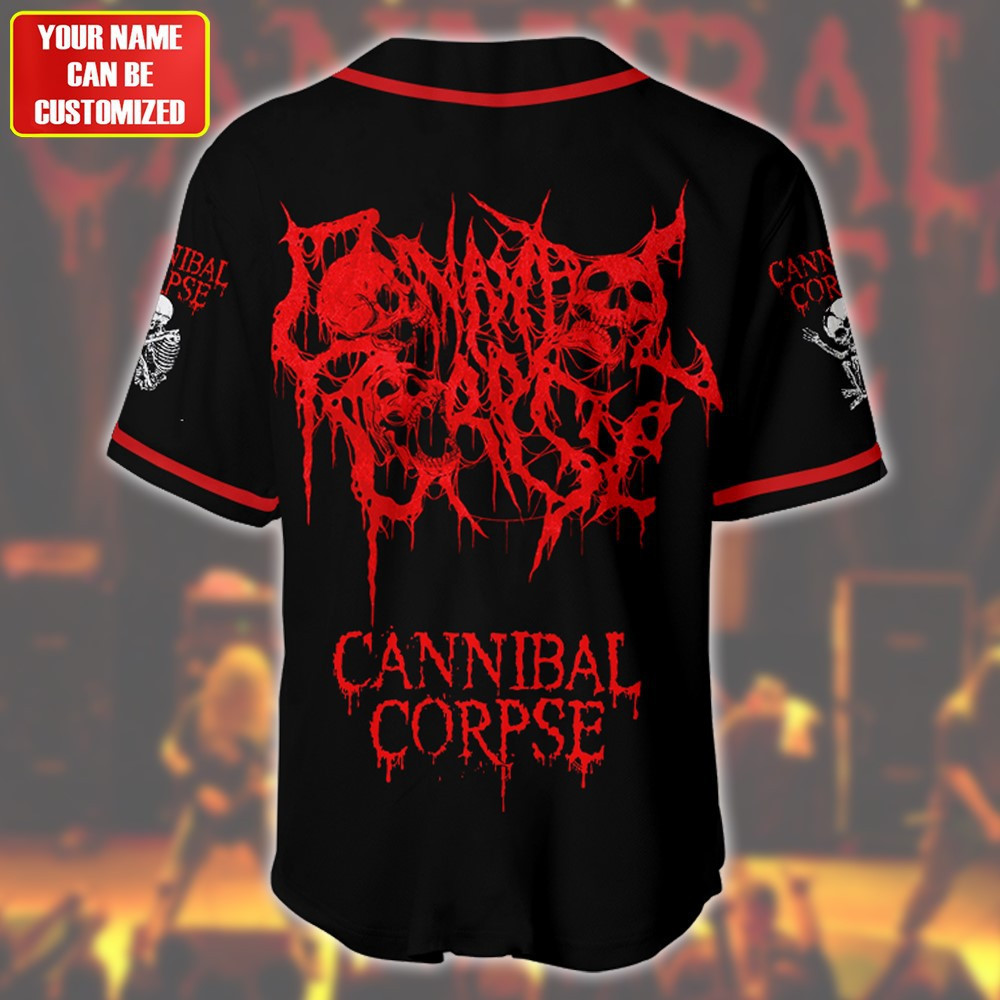 Jerseytrend Cannibal Corpse Band Personalized Baseball Jersey For Fans - Image 4