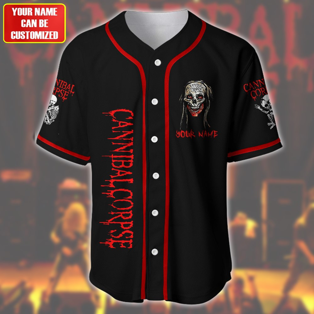 Jerseytrend Cannibal Corpse Band Personalized Baseball Jersey For Fans - Image 3