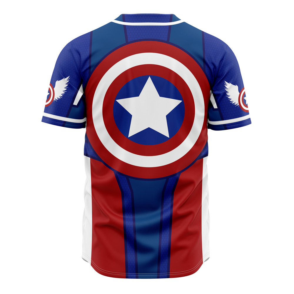 Mckenzieshoponline Captain America Personalized Baseball Jersey For Fans - Image 2