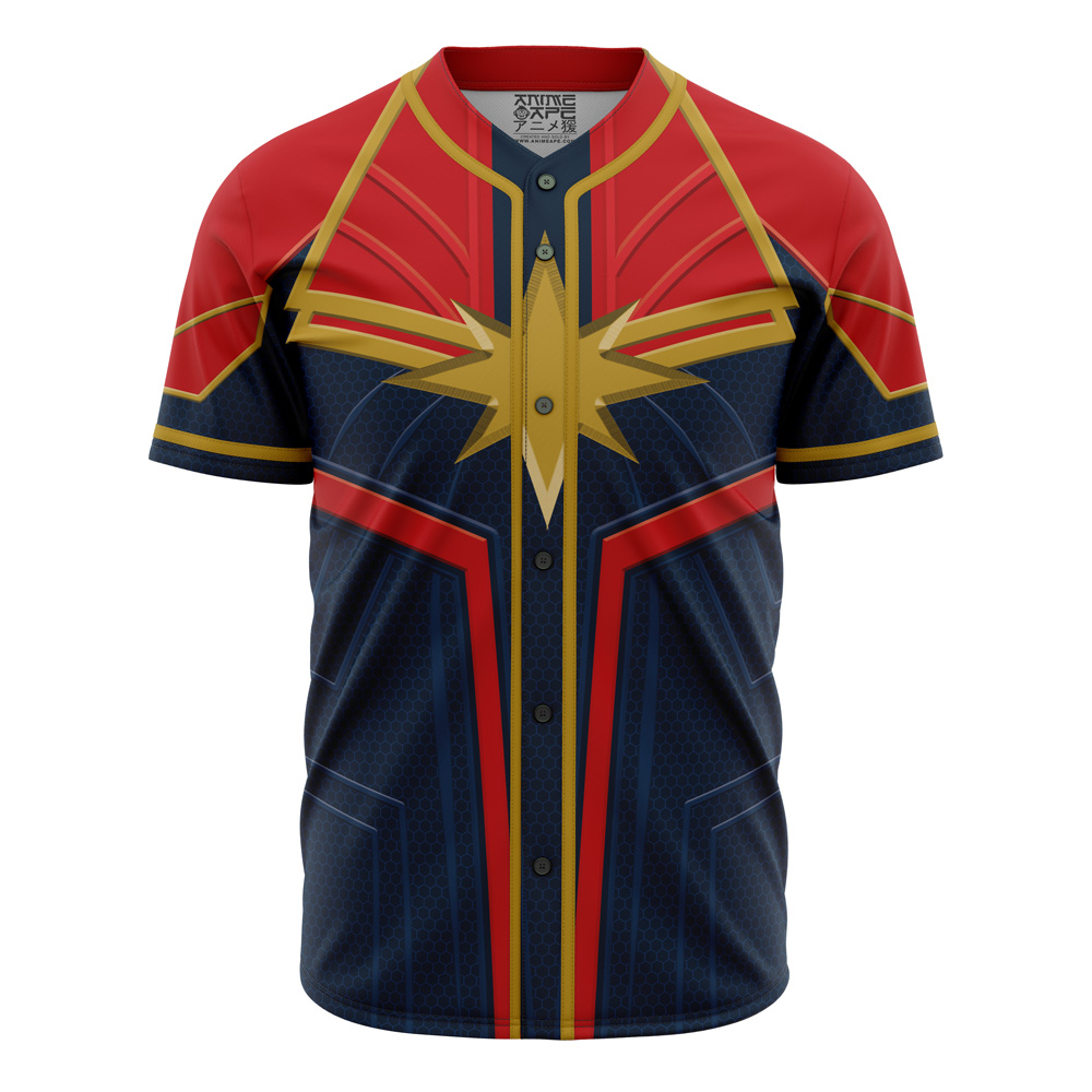 Mckenzieshoponline Captain Marvel Cosplay Marvel Personalized Baseball Jersey For Fans
