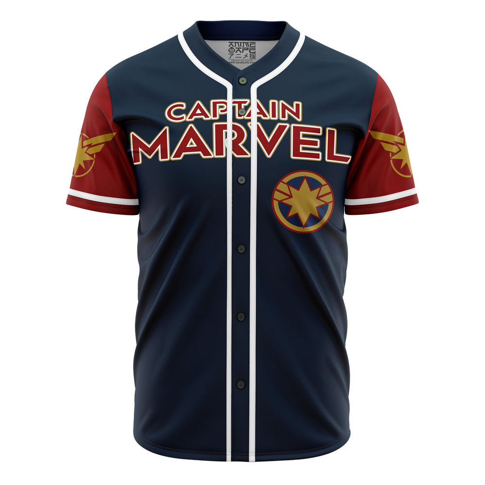 Mckenzieshoponline Captain Marvel Marvel Personalized Baseball Jersey For Fans