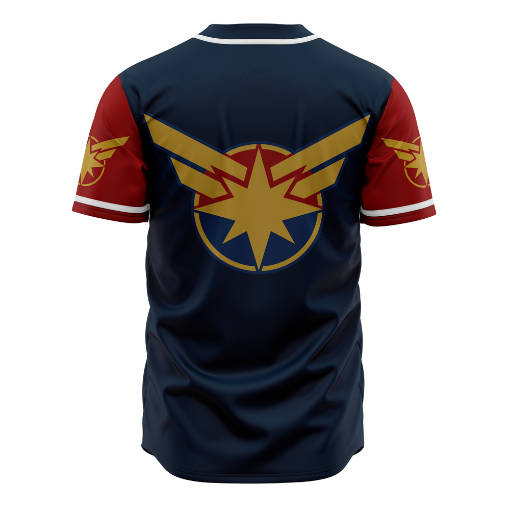 Mckenzieshoponline Captain Marvel Marvel Personalized Baseball Jersey For Fans - Image 3