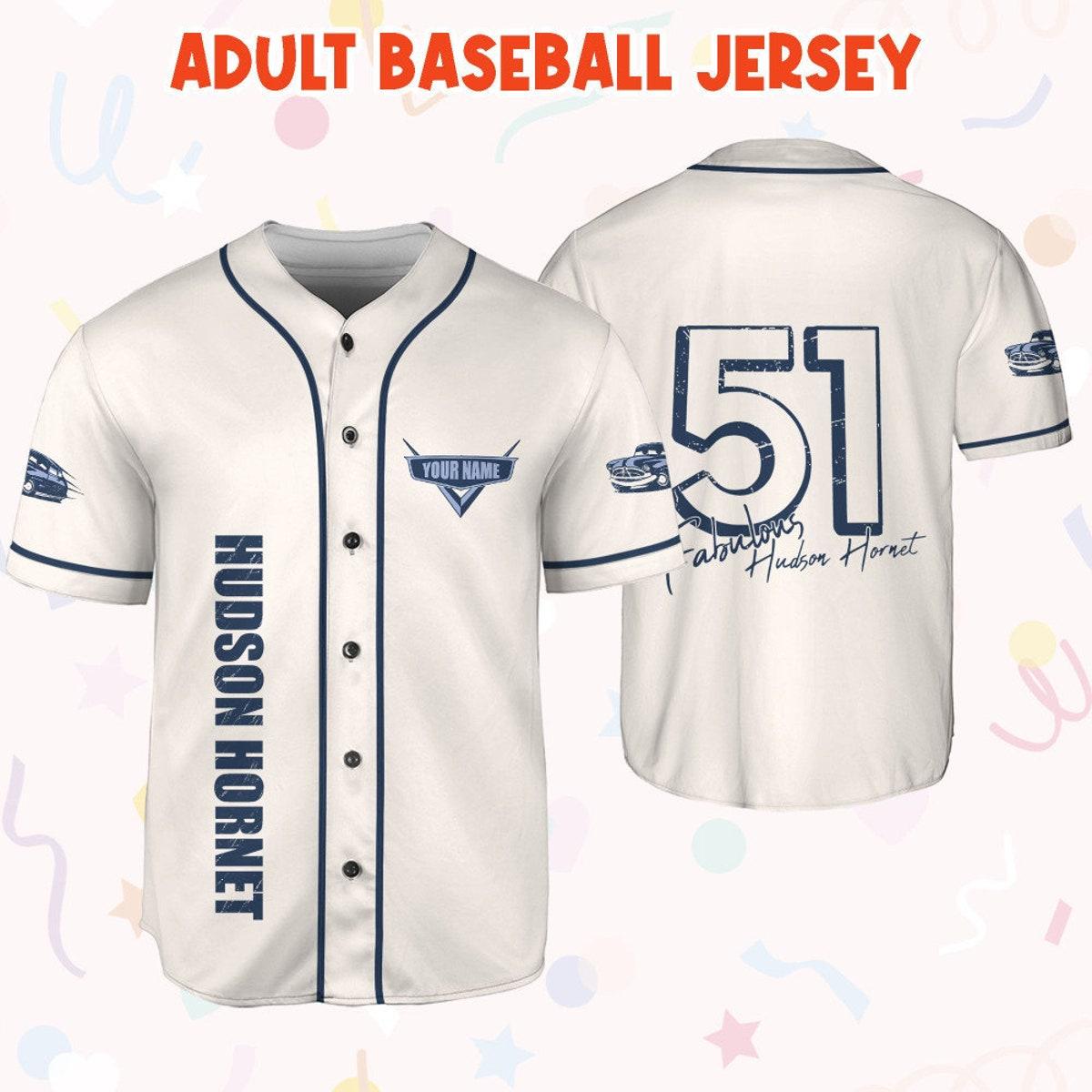 Mckenzieshoponline Cars Fabulous Hudson Hornet Personalized Baseball Jersey For Fans - Image 7