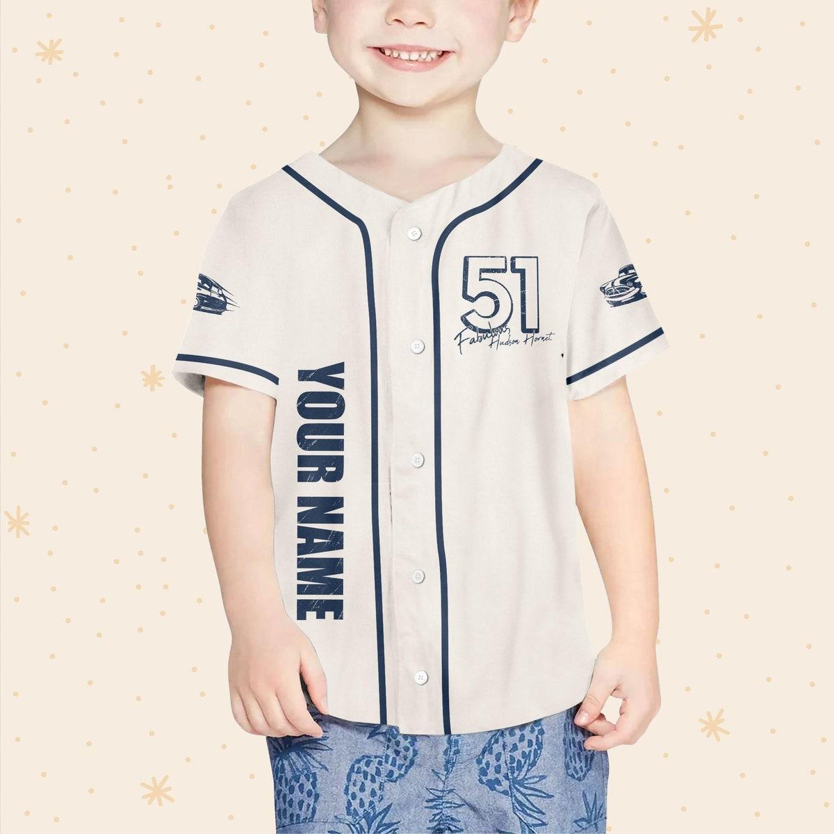 Mckenzieshoponline Cars Hudson Hornet Piston Cup Champion Personalized Baseball Jersey For Fans - Image 5