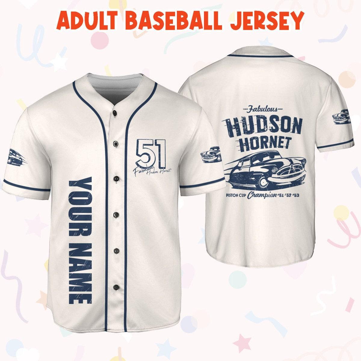 Mckenzieshoponline Cars Hudson Hornet Piston Cup Champion Personalized Baseball Jersey For Fans - Image 7