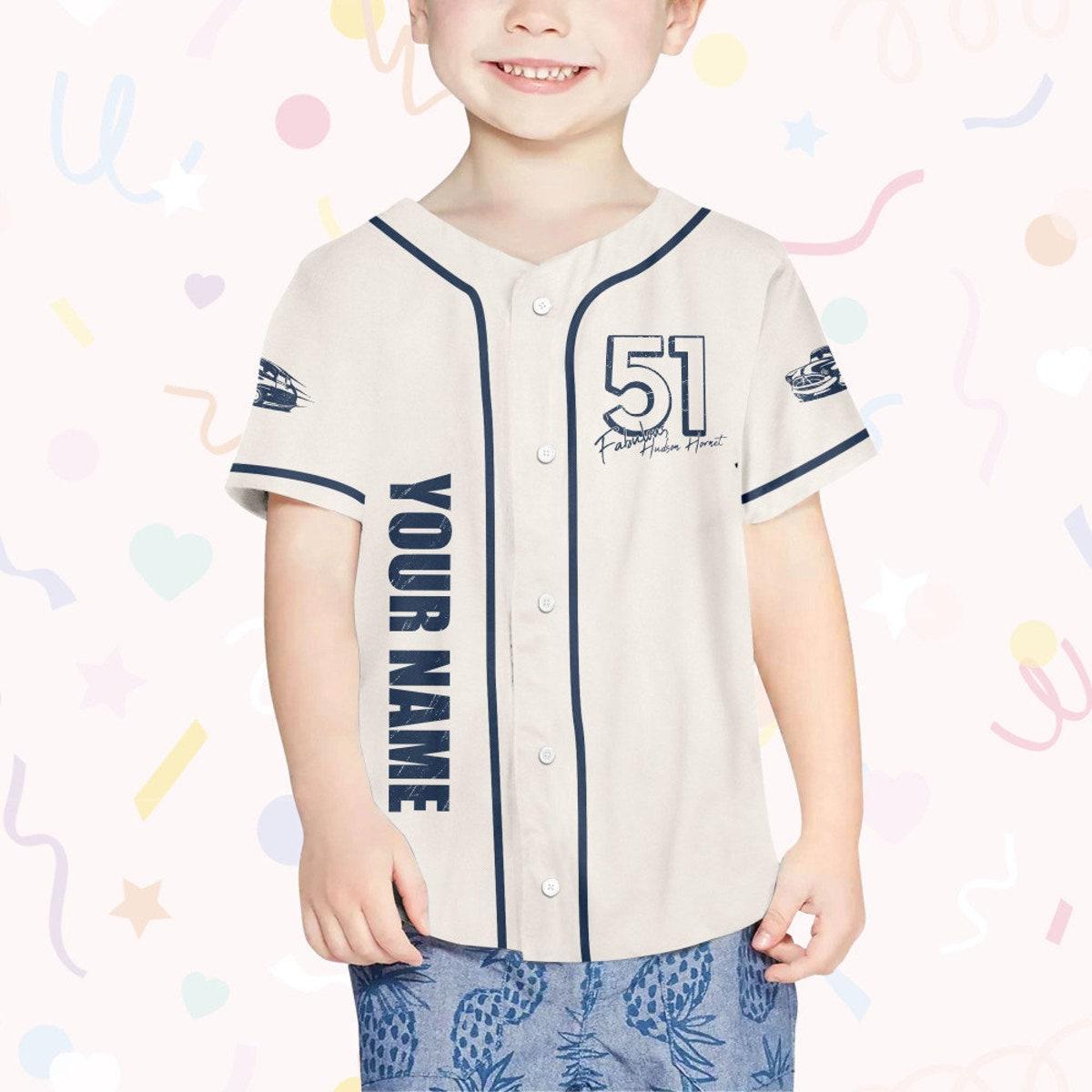 Mckenzieshoponline Cars Hudson Hornet Piston Cup Champion Personalized Baseball Jersey For Fans - Image 5