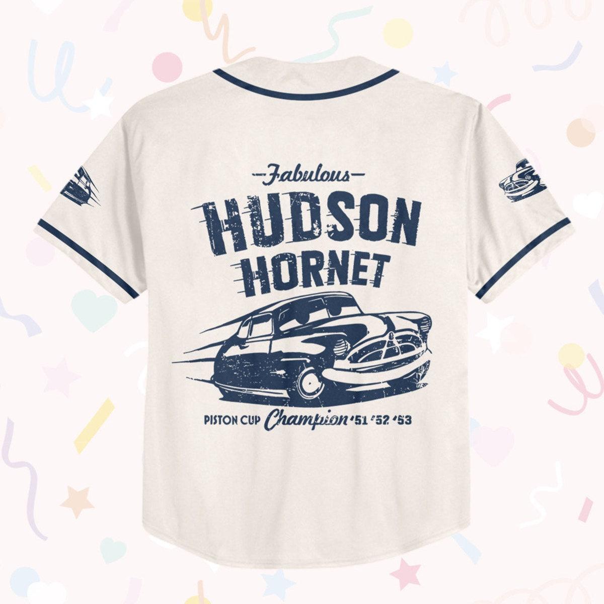 Mckenzieshoponline Cars Hudson Hornet Piston Cup Champion Personalized Baseball Jersey For Fans - Image 4