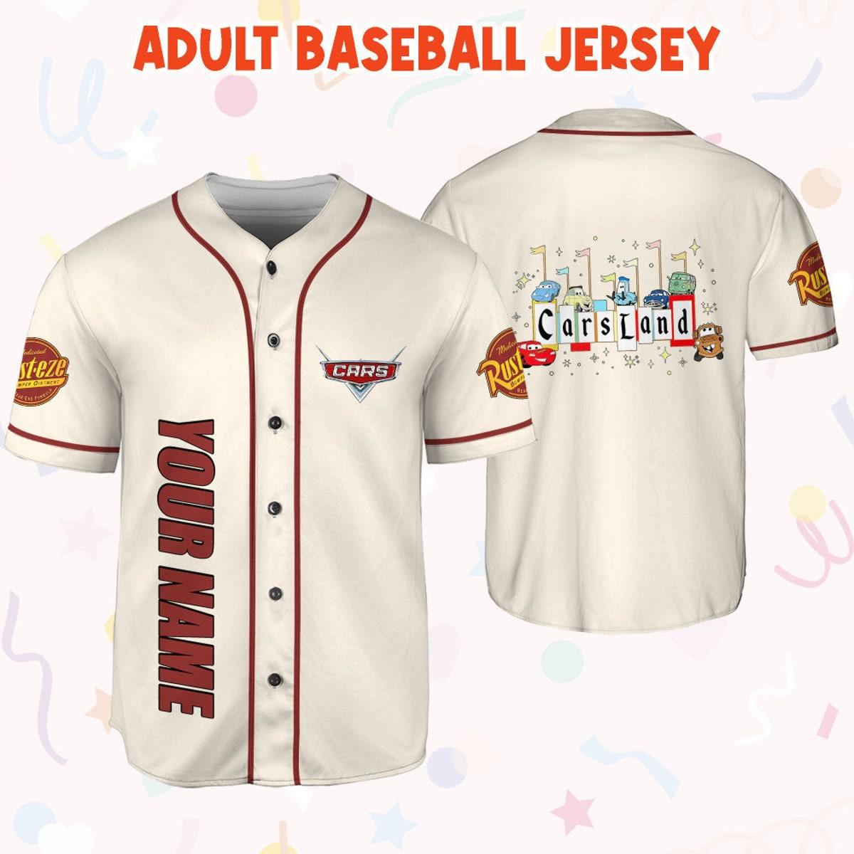 Mckenzieshoponline Cars Land Love Life Style Personalized Baseball Jersey For Fans - Image 7