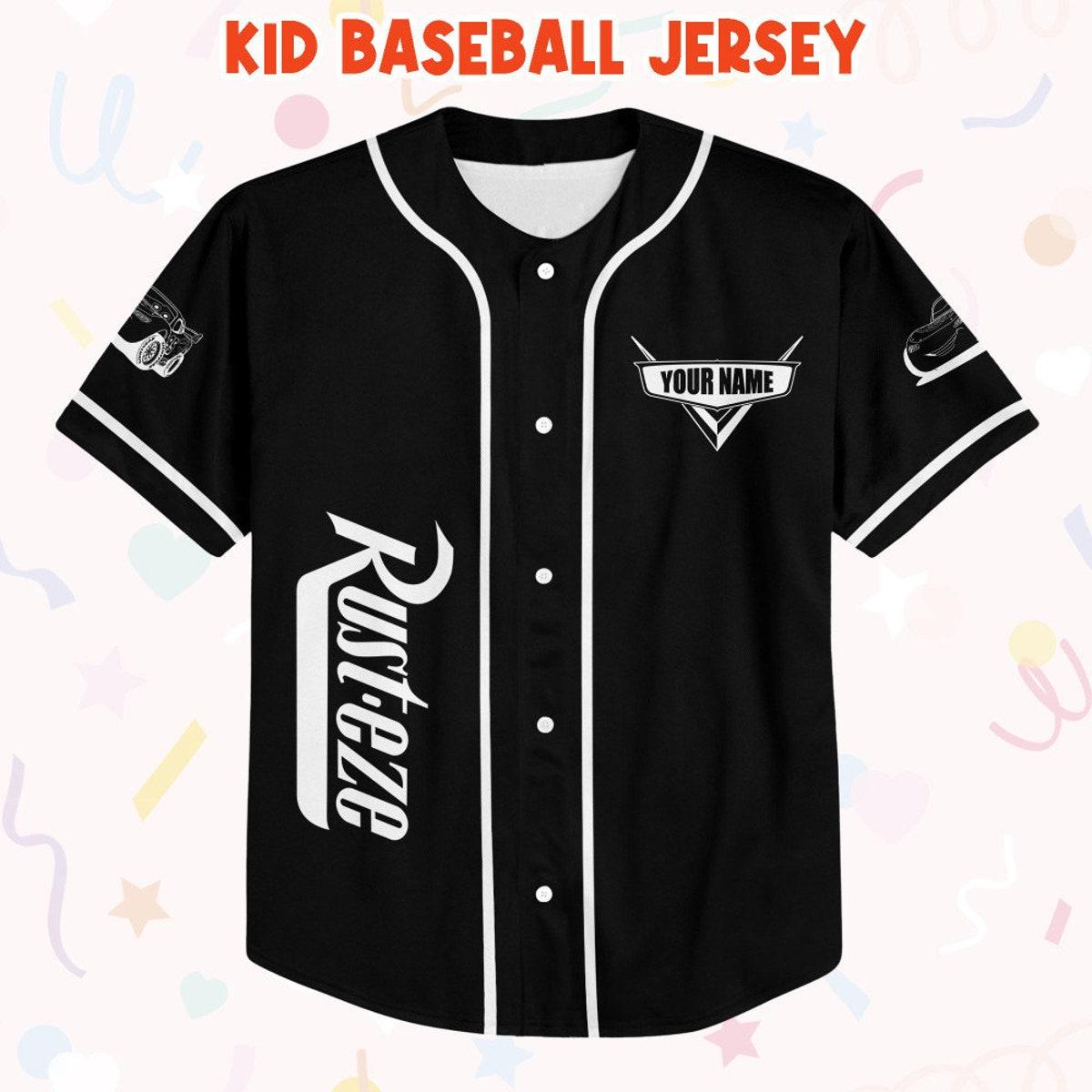 Mckenzieshoponline Cars Lightning Mcqueen Car 1977 Personalized Baseball Jersey For Fans - Image 3
