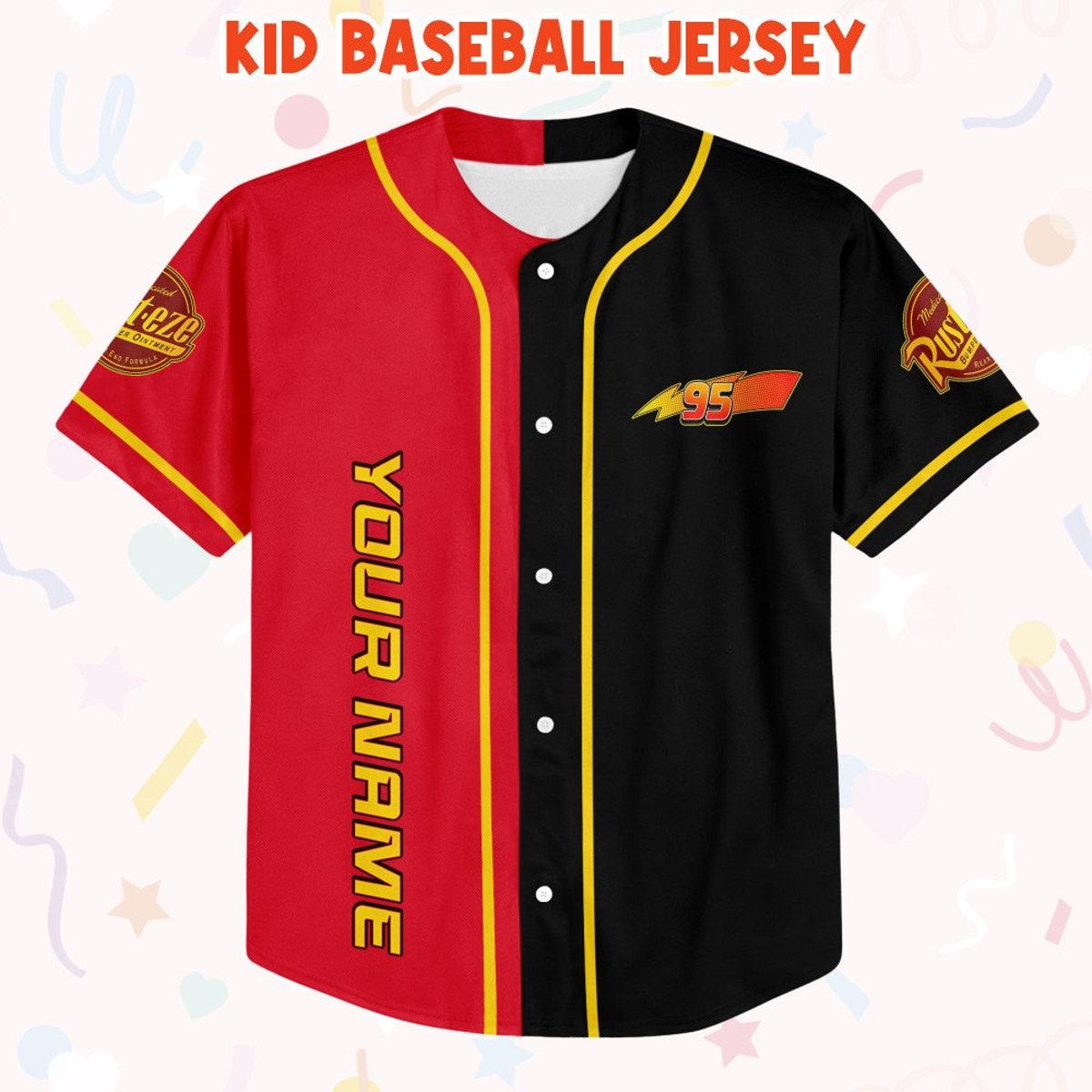 Mckenzieshoponline Cars Lightning Mcqueen Disney Personalized Baseball Jersey For Fans - Image 3